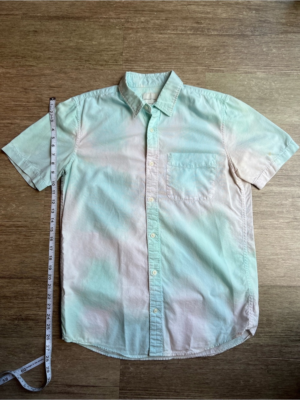 American Eagle 100% Cotton Short Sleeve Button Down